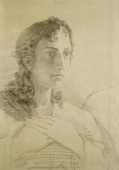 Head and Hands of St. John by Philipp Otto Runge