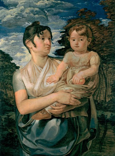 Pauline Runge with Her Two-Year-Old Son by Philipp Otto Runge