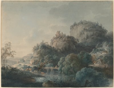 The Ruins of the Monastery of Oybin in the Zittau Mountains by Philipp Veith
