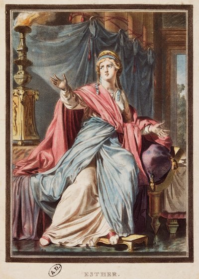 Esther, costume for Esther by Jean Racine by Philippe (after) Chery