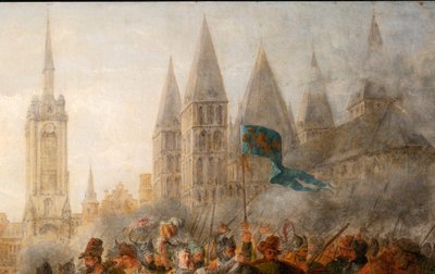 Defense of Tournai by the Princess of Epinoy, Philippe-Auguste Hennequin, Museum of Fine Arts of Tournai by Philippe Auguste Hennequin