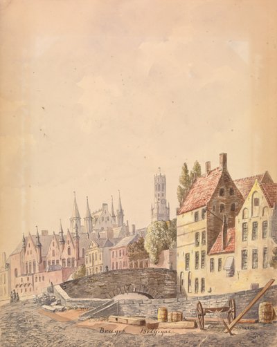 Bruges by Philippe Auguste de Peellaert