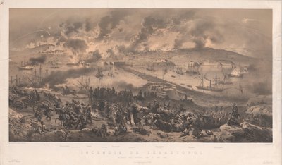 Fire of Sevastopol. Retreat of the Russians on the North Coast by Philippe Benoist