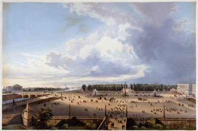 The Place de la Concorde - in 