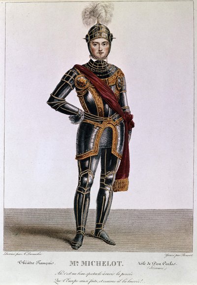 Mr. Michelot in the role of Don Carlos in Victor Hugo