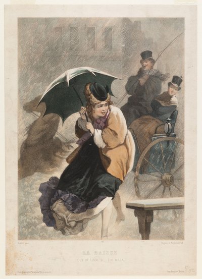 Out of Luck La Baisse, End of 19th Century by Philippe Jacques Linder