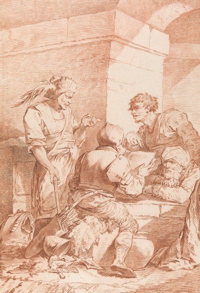 Corps de Garde (Barbarians Defeated by a Book) by Philippe Jacques de Loutherbourg
