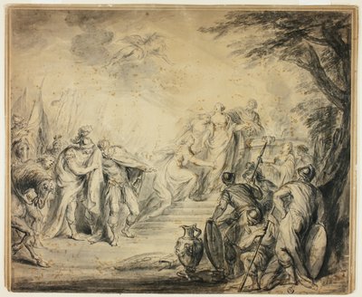 Sacrifice of Iphigenia by Philippe Joseph Tassaert