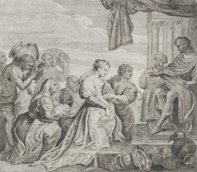 Solomon and the Queen of Sheba, 1784 by Philippe Lambert Joseph Spruyt