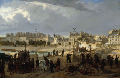 Riot Scene at the Pont de l