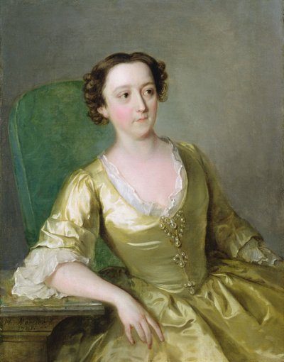 Miss Adams, c.1741 by Philippe Mercier