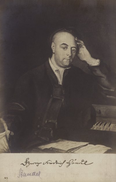 Portrait of George Friedrich Handel by Philippe Mercier