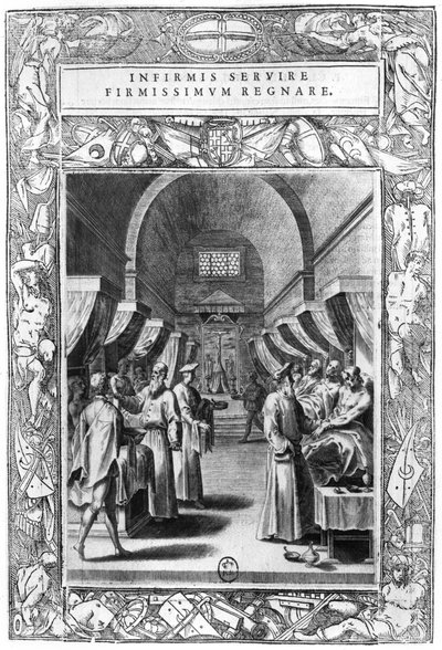 Hospitallers of the Order of St. John of Jerusalem Caring for the Sick by Philippe Thomassin