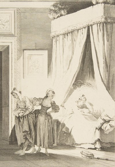 La Gageure des trois Commeres: La Servante, from Contes et nouvelles en vers by Philippe Triere