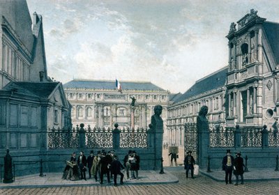 Palais des Beaux-Arts, Paris by Philippe and Ciceri Eugene (1813 1890) Benoist
