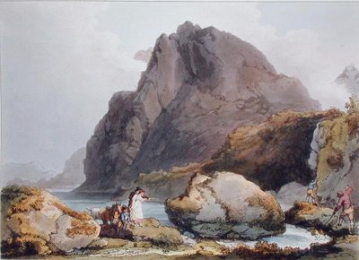 Llyn Ogween by Philippe de (after) Loutherbourg