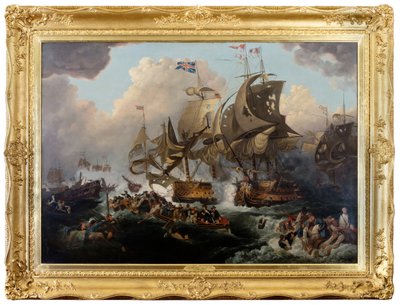 The Glorious First of June by Philippe de (after) Loutherbourg