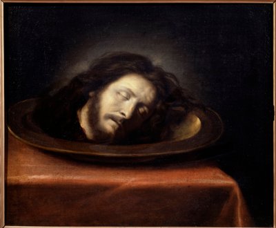 Head of Saint John the Baptist Placed on a Platter by Philippe de (school of) Champaigne