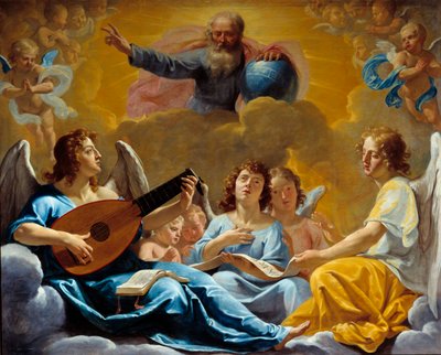 Concerts of angels by Philippe de Champaigne
