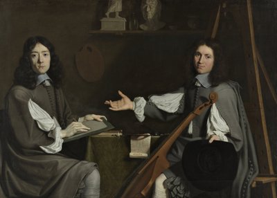 Double Portrait of Both Artists by Philippe de Champaigne