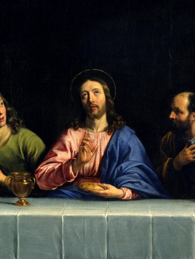 The Last Supper (La Petite Cene) (Detail) by Philippe de Champaigne