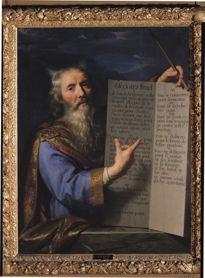 Moses with the Tablets of the Law, 1663 by Philippe de Champaigne