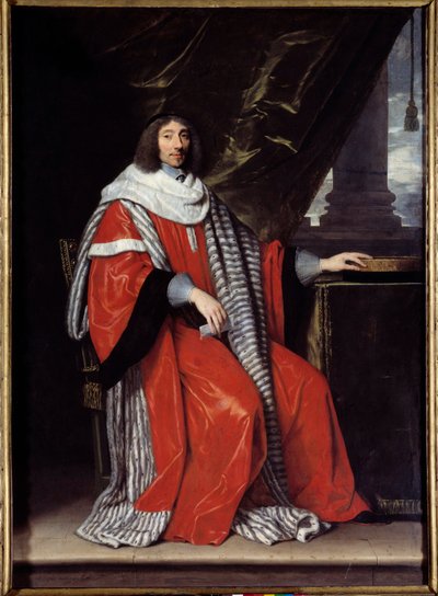 Full-Length Portrait of Jean Antoine de Mesme by Philippe de Champaigne