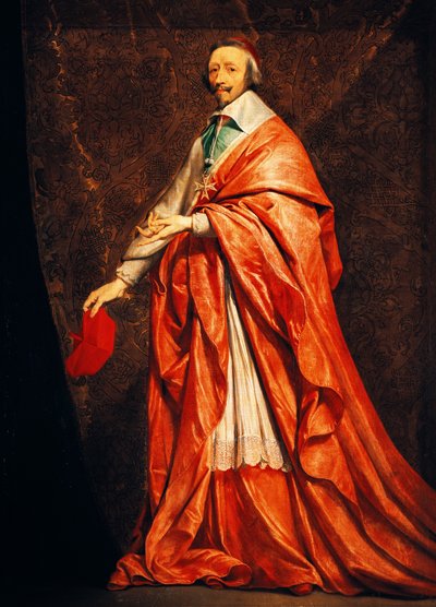 Portrait of Armand-Jean du Plessis by Philippe de Champaigne