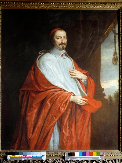 Portrait of Cardinal Jules Mazarin (1602-1661) by Philippe de Champaigne