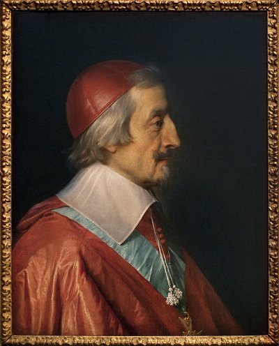 Portrait of Cardinal Richelieu by Philippe de Champaigne