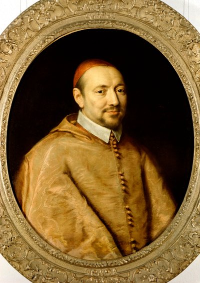 Portrait of Cardinal of Berulle (1575-1629) by Philippe de Champaigne