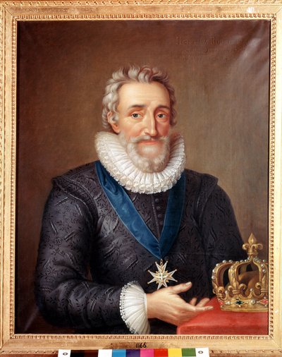 Portrait of Henry IV (1553 - 1610), King of France by Philippe de Champaigne