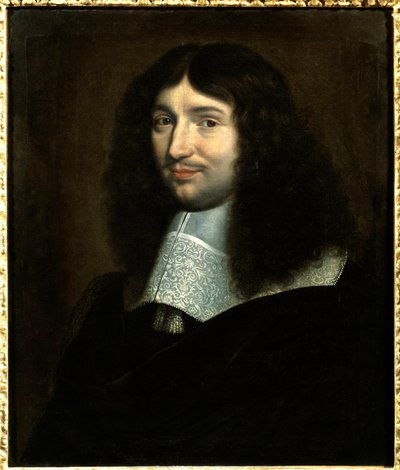 Portrait of Jean Baptiste Colbert, Intendant of Finance of Louis XIV. Painting by Philippe De Champaigne by Philippe de Champaigne