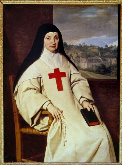 Portrait of Mother Angelique Arnauld by Philippe de Champaigne