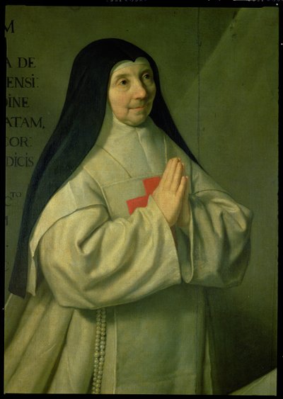 Portrait of Mother Catherine-Agnes Arnauld (detail) by Philippe de Champaigne