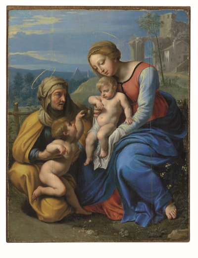 The Holy Family with a Sparrow by Philippe de Champaigne