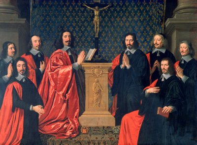 The Prevot des Marchands and the Echevins of the city of Paris, 1648 by Philippe de Champaigne
