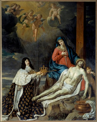 The Vow of Louis XIII to the Virgin (with the Dead Christ) by Philippe de Champaigne