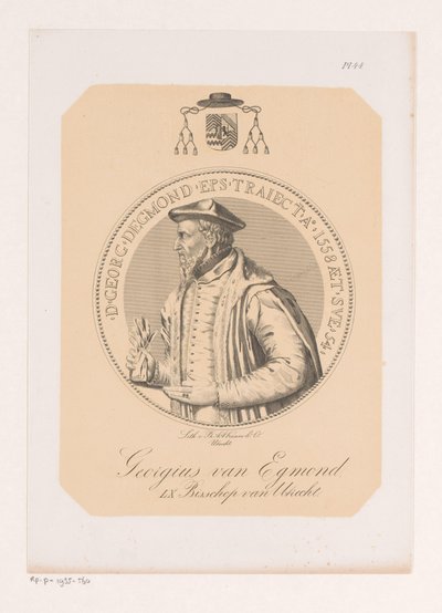 Portrait of George van Egmont by Philippus Anthonius Alexander Kanne (attributed to)