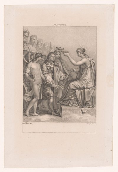 Apotheosis of Jean Racine by Philippus Velijn