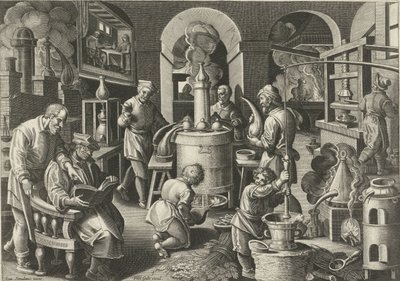 Distillation by Philips Galle (attributed to workshop of)