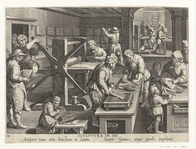 Production of Copper Engravings by Philips Galle (attributed to workshop of)