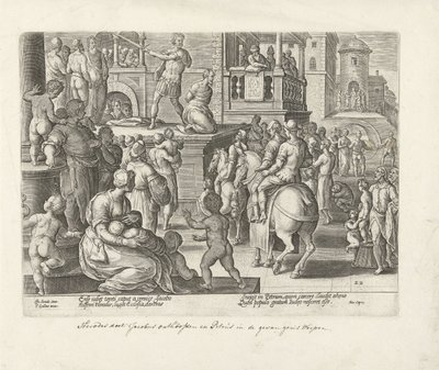 Beheading of James the Greater (Acts of the Apostles) by Philips Galle (possibly)