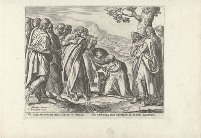 Christ and the Canaanite Woman by Philips Galle