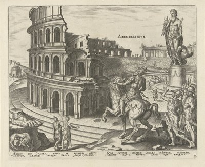 Colosseum in Rome by Philips Galle