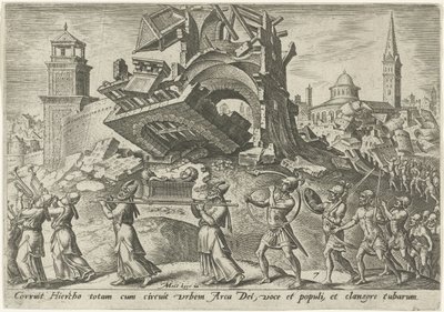 The Destruction of Jericho by Philips Galle