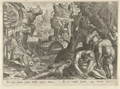 Chamois Hunt by Philips Galle