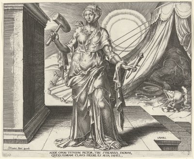 Jael (series title: Eight Famous Women from the Old and New Testament) by Philips Galle