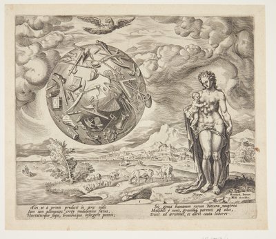 Man Born to Toil by Philips Galle