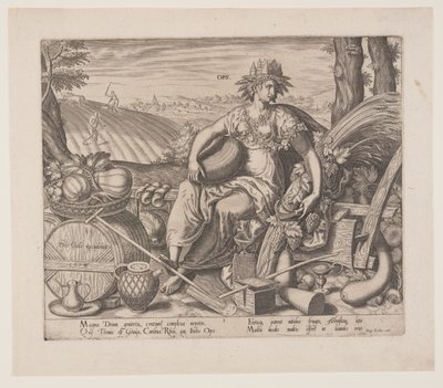 Ops, from The Occupations by Philips Galle